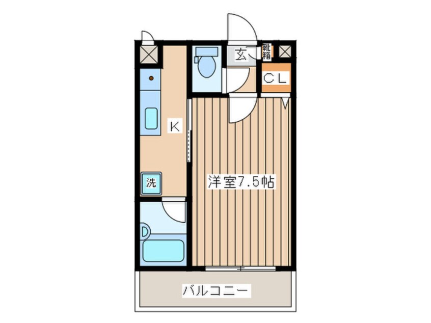 間取図 アビタシオン榴岡