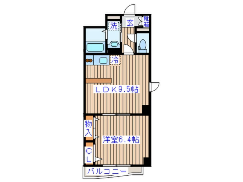 間取図 Ｃａｓｔ榴岡