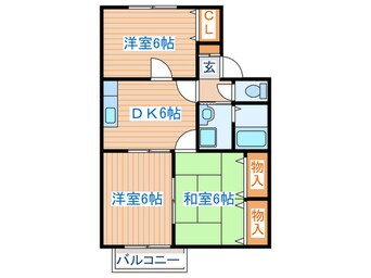 間取図 オールージュコート