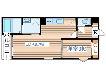 間取図 REGALEST長町南
