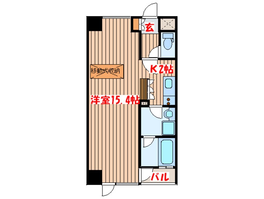 間取図 シティ連坊Ⅱ