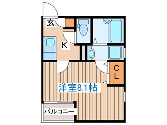 間取図 クレフラスト福祉大前