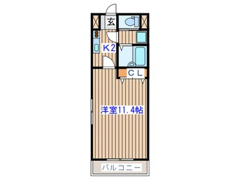 間取図 米ヶ袋ベルサンテ