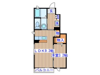 間取図 ブランドール銀杏町