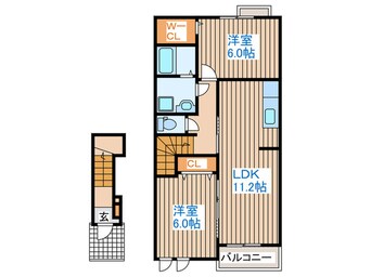 間取図 カルム・メゾン・K