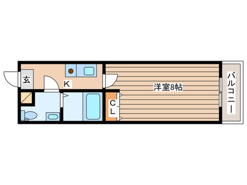 間取図 パレスＲＸ大和町