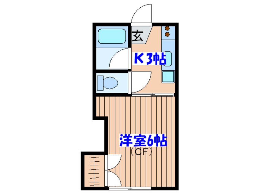 間取図 ア－バンハイツ山手町