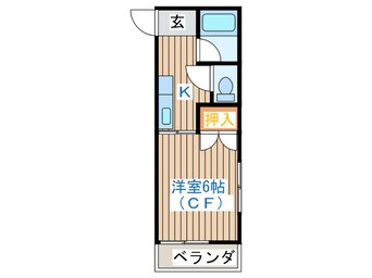 間取図 ア－バンハイツ山手町