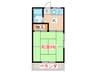 レピュ－ト遠西 1Kの間取り