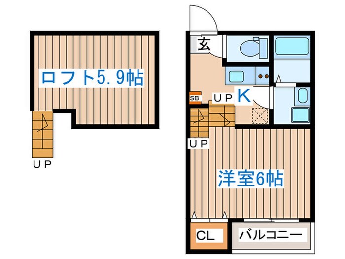 間取り図 サンコーポ東照宮