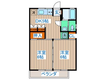 間取図 コーポ菅原