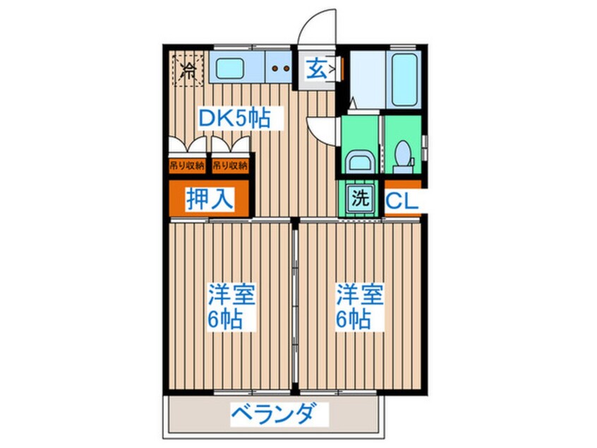 間取図 コーポ菅原