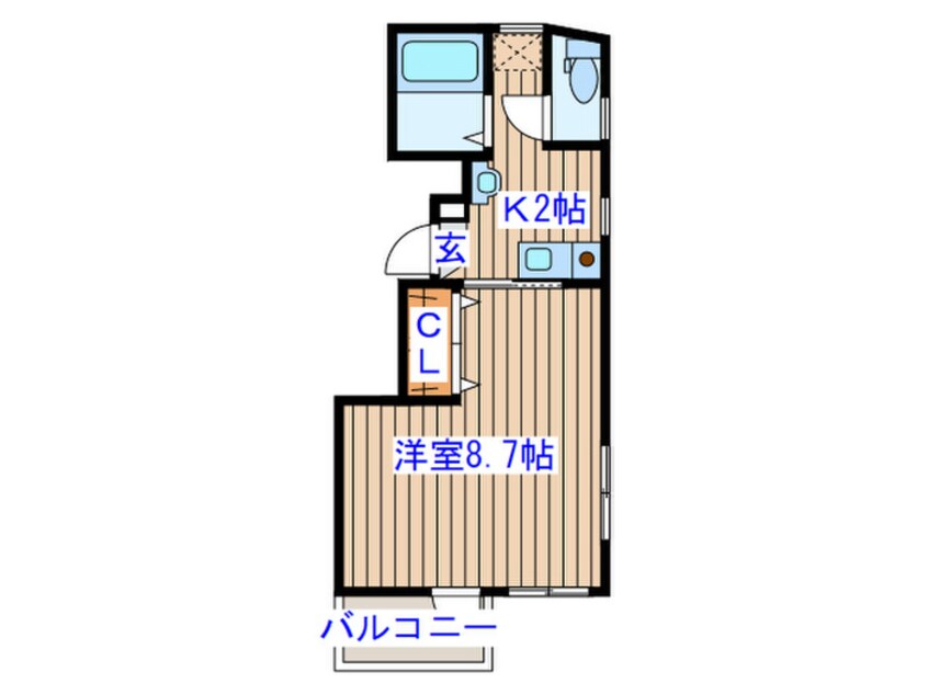 間取図 エコ－ル・ド・ハイツ