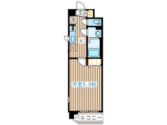 間取図 ア－バンフラッツ長町