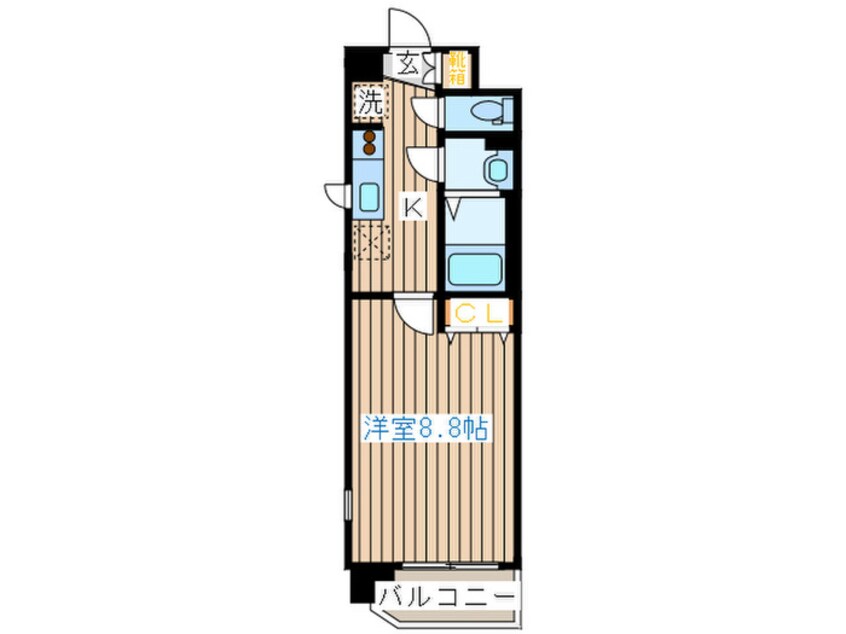 間取図 ア－バンフラッツ長町
