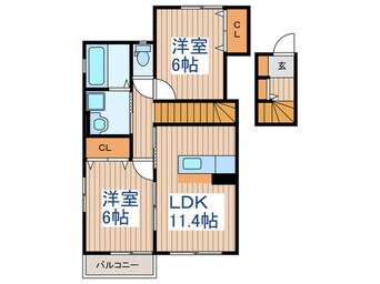 間取図 サンリッチＣ