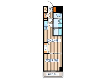 間取図 アスコット苦竹駅前