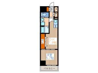 間取図 アスコット苦竹駅前