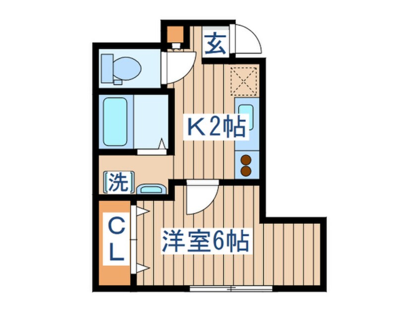 間取図 ＭＵＳＥ　ＳＩＮＴＥＲＡ