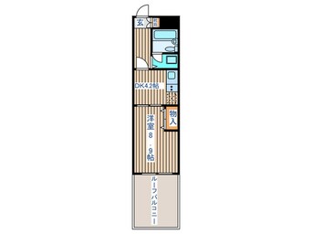 間取図 ﾗｲｵﾝｽﾞﾏﾝｼｮﾝ上杉東（203）