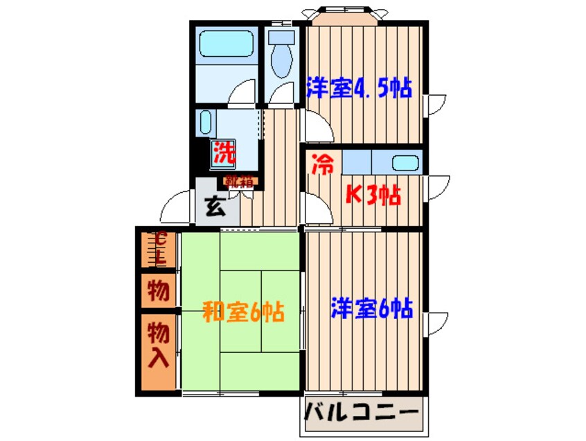 間取図 ラプテットメゾン