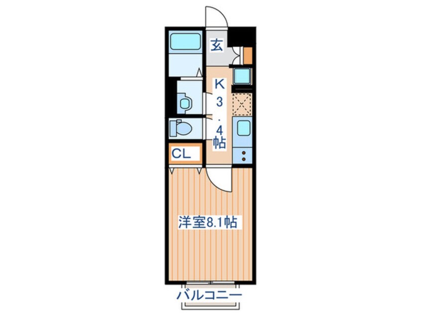 間取図 creer中野栄