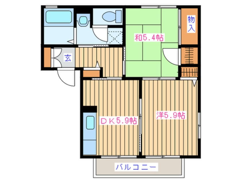 間取図 グランドゥールⅠ