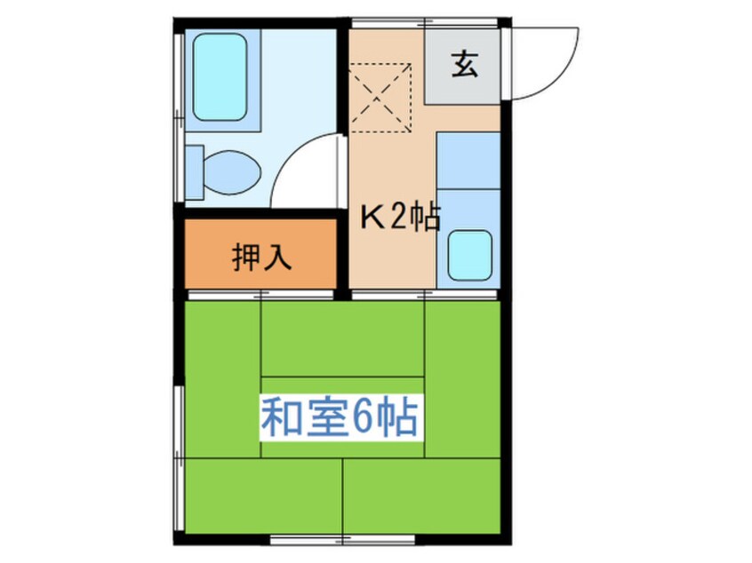 間取図 コーポ41