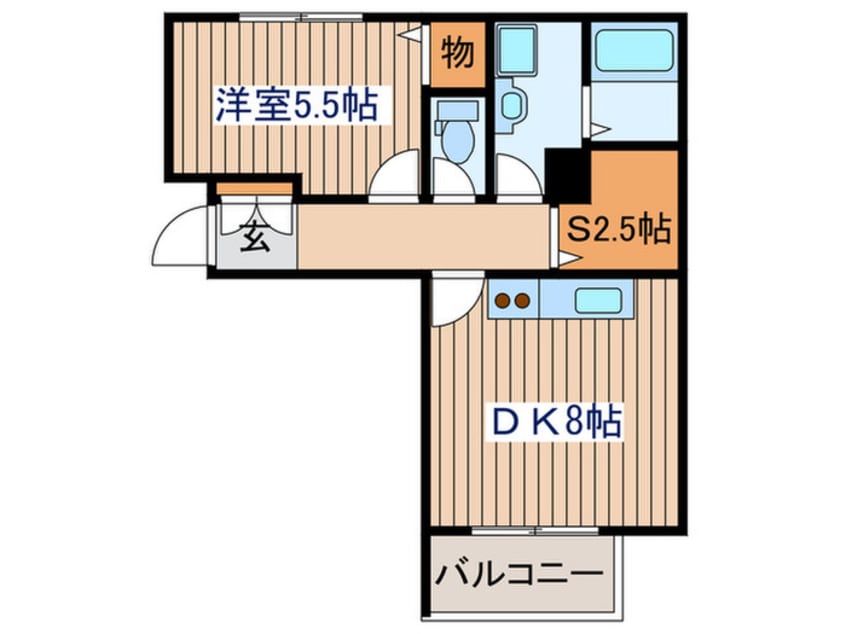 間取図 ジュネスＳＫ　Ｂ棟