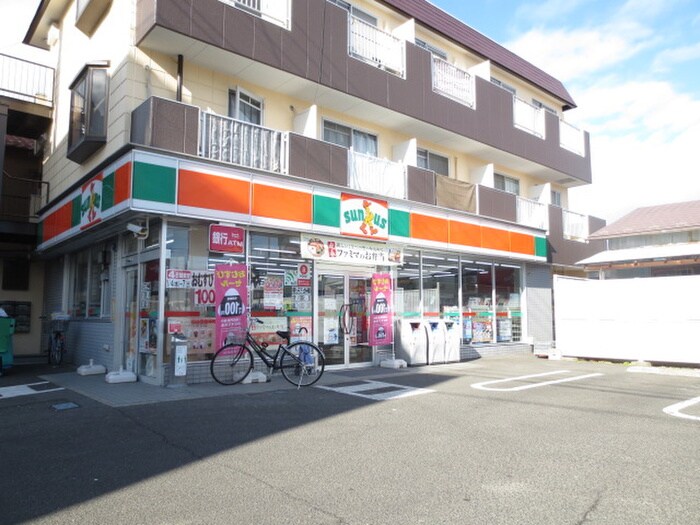 サンクス仙台荒巻神明町店(コンビニ)まで300m ミサワプラス