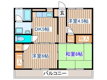 間取図 コ－プ針生Ａ