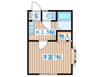 間取図 ブル－ジュ１