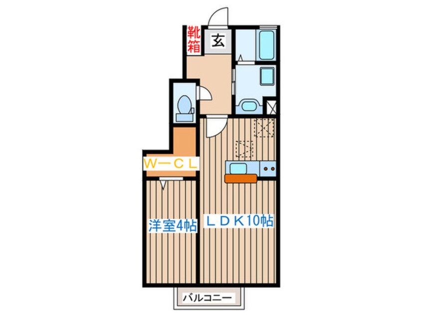 間取図 D-room　ラ・フォーレ郡山