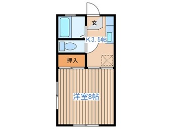 間取図 つのだハイツ