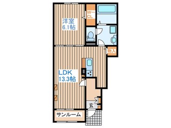 間取図 カーサ　みなと