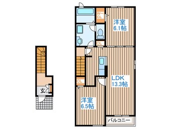 間取図 カーサ　みなと