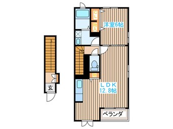 間取図 エスポワールヒル・富谷太子堂