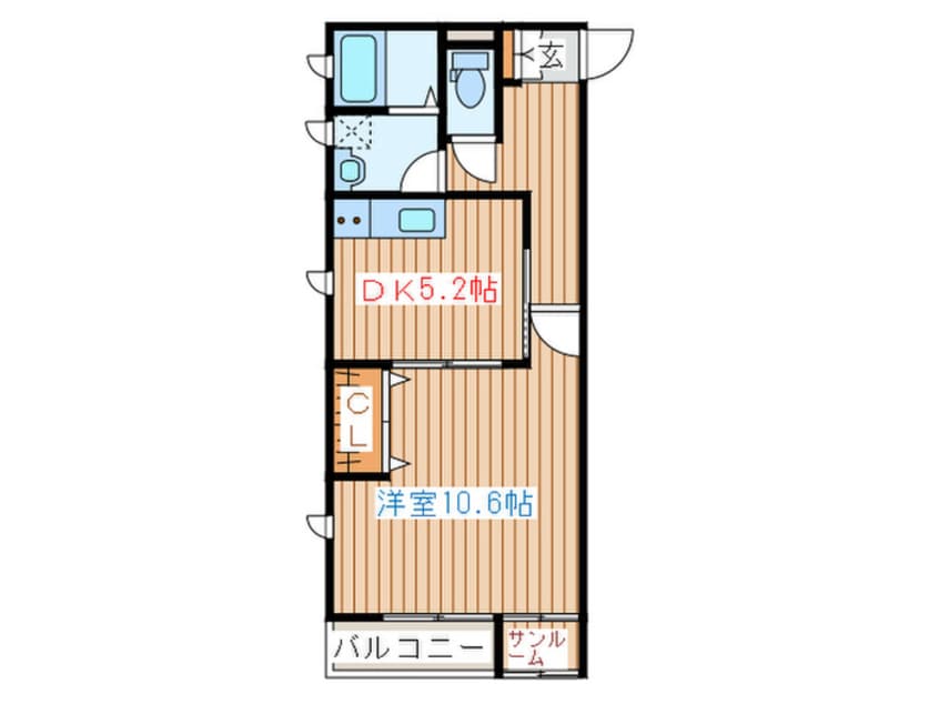 間取図 ＭＯＭＯ　ＫＡＭＩＳＵＧＩ