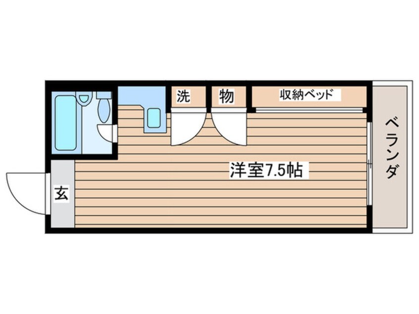 間取図 ラ・パルフェ・ド・国見(406)