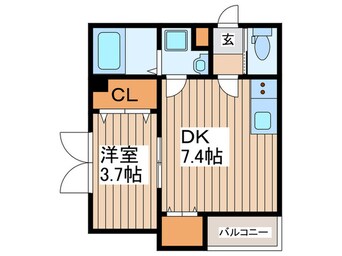 間取図 メゾンふじⅡ