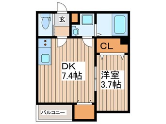 間取図 メゾンふじⅡ