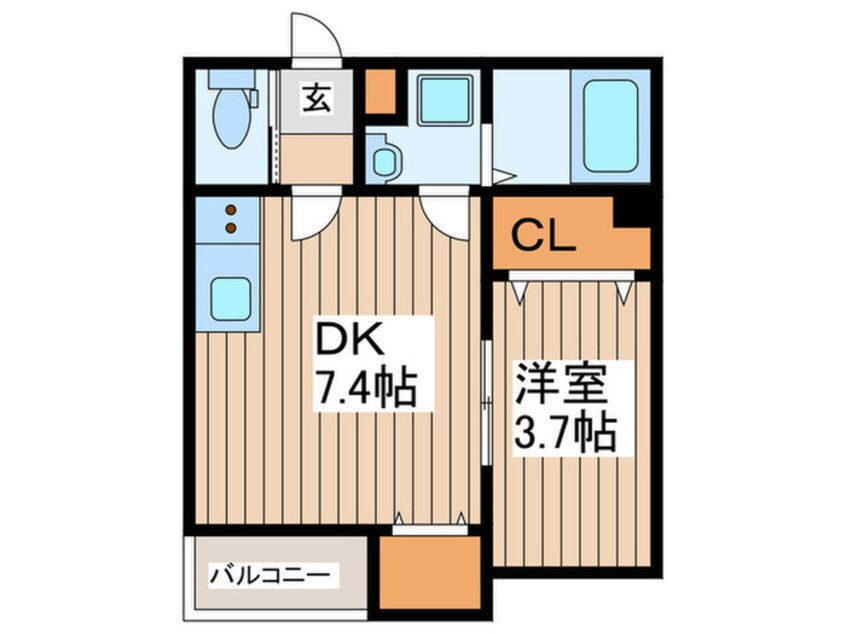 間取図 メゾンふじⅡ