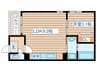 REGALESTボヌール南仙台 1LDKの間取り