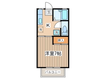 間取図 プリムローズ旭ヶ丘