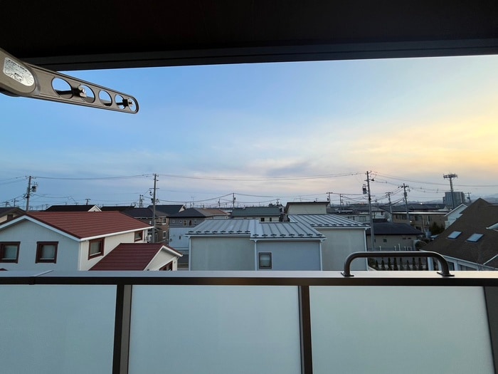 室内からの展望 LULUBISⅢ美田園