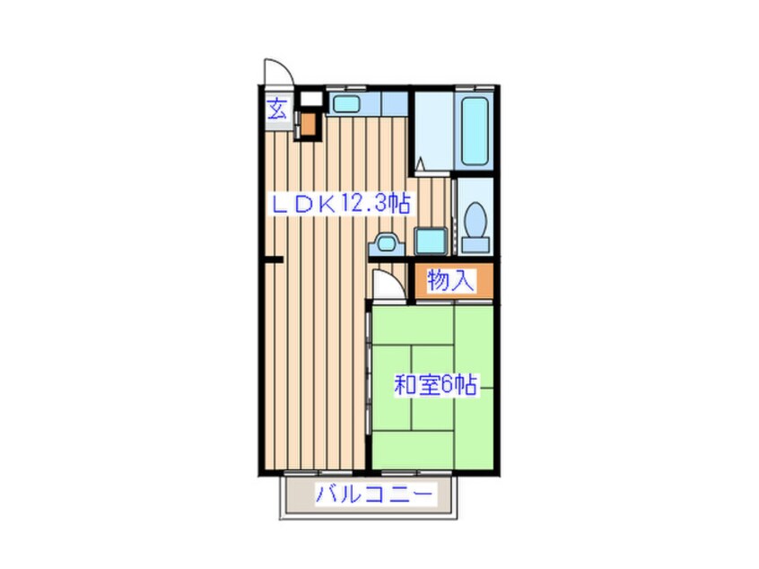 間取図 コ－ポグレイ
