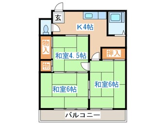 間取図 ふじアパ－ト