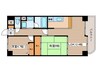ﾗｲｵﾝｽﾞﾏﾝｼｮﾝ広瀬通（406） 2LDKの間取り