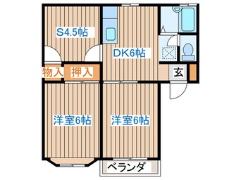 間取図 クレインハウスＡ棟