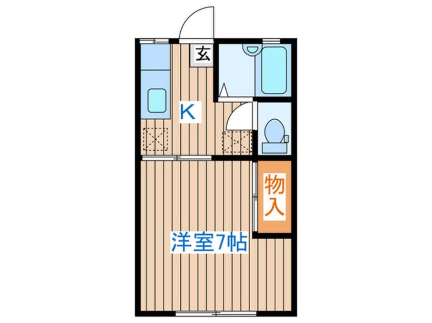 間取図 クレインハウスＢ棟